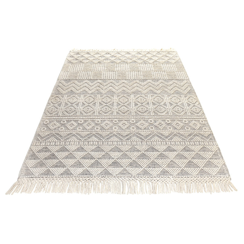 Gunhilda Moroccan Hand Woven Area Rug, Rectangle 160 x 220cm