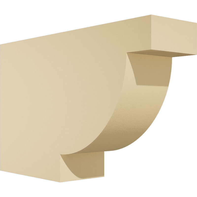 Alpine Signature Urethane Rafter Tail, Primed Tan, 10" H x 16" W x 4" D