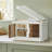 Stackable Storage Bins with Lids and Wheels, Medium Size Folding Storage Box-368660474