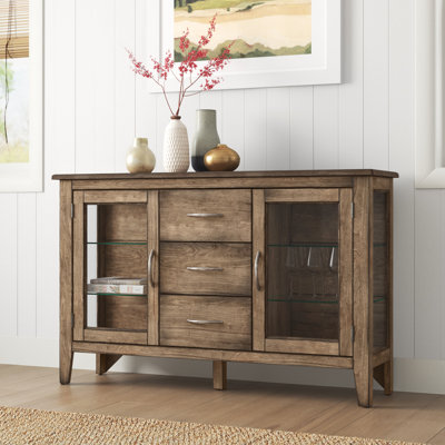Buffet en bois 3 tiroirs Esporta