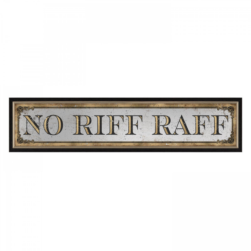 No Riff Raff Mirror 970x25x220mm
