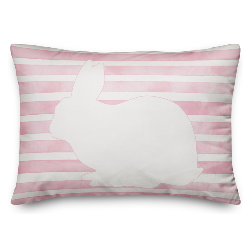 Striped Reversible Throw Pillow