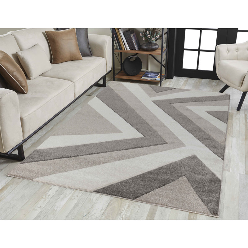 Laneer Abstract Area Rug, Rectangle 60 x 110cm