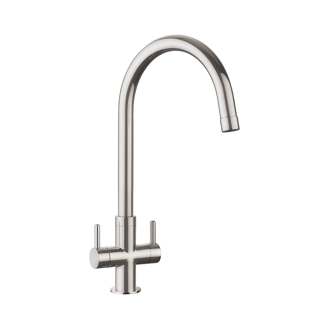 Twin Lever Monobloc Tap