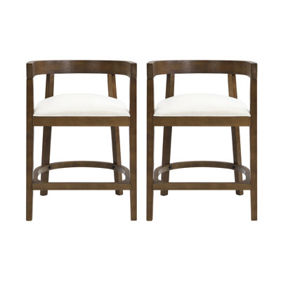 Rubberwood Counter Stool (Set Of 2)