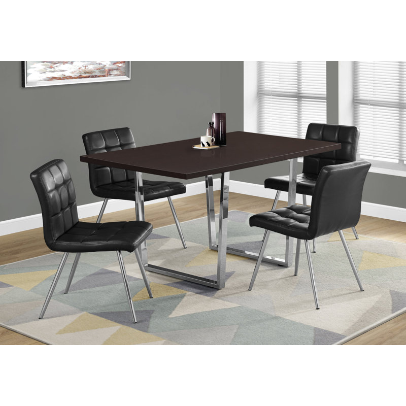 Table de salle à manger 35,5 "finition espresso stratifié