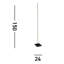 Macauly 150cm LED Column Floor Lamp-618885655