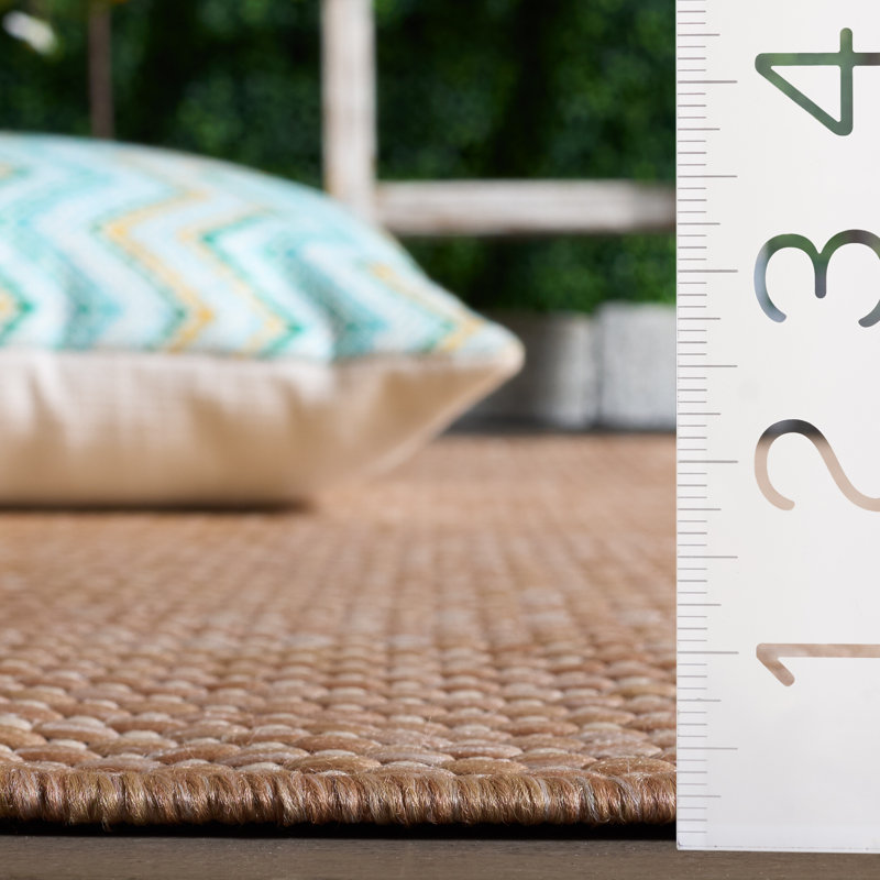 Plummer Performance Abstract Indoor/Outdoor Area Rug, Oval 5'3" x 7'6"