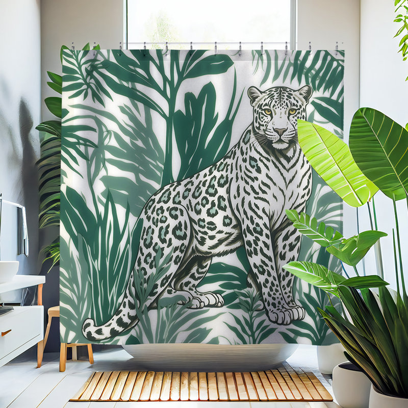 Rideau de douche Driton Leopard