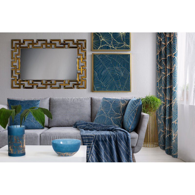 Elazer Polyester Geometric Shapes Bedspread