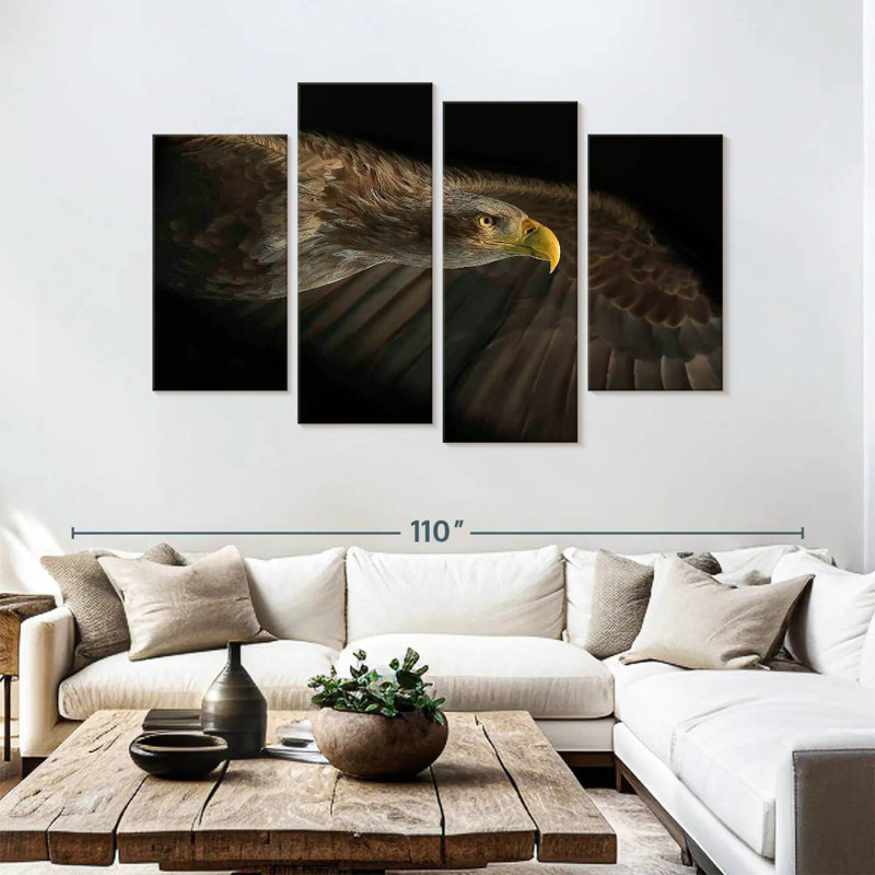 Brampt Eager Eagle, 54" H x 84" W