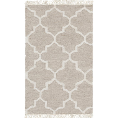 Tapis gris tissé à la main Palladio