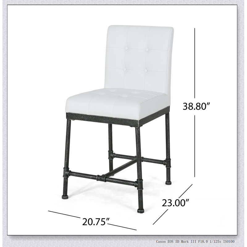 TABOURET DE COMPTOIR (ENSEMBLE DE 2) Créez une expérience culinaire intemporelle et améliorez le confort culinaireCréez une expérience culinaire intemporelle et améliorez le confort culinaire
