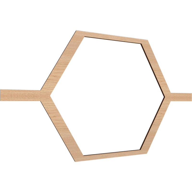Charpente Westmore, Noyer blanc, H 23,37 po x l 40,5 po x P 0,375 po