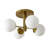 4-light Sputnik Semi Flush Mount-1890836337