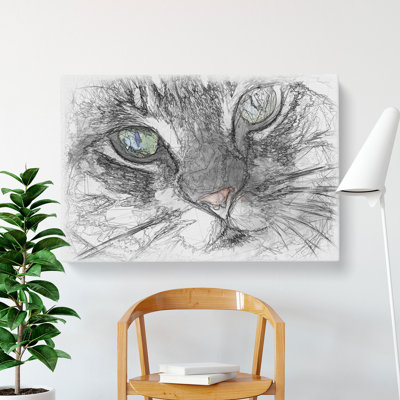 Portrait of a Cat Vol.2 - Wrapped Canvas Graphic Art