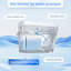 Toilette intelligente sans réservoir Alvantor, toilette bidet une pièce, chasse d'eau automatique moderne, siège chauffant, eau chaude et sèche, température réglable, télécommande blanche