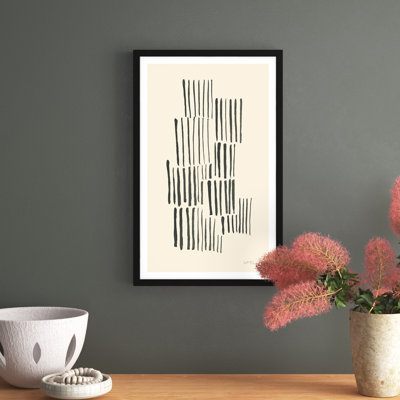 «Matchsticks» par Susan Hable - peinture encadrée