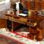 Bureau sculpté de style américain