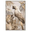 Décoration murale de cuisine Golden Macaw par Art Remedy, cadre argenté, 20 x 30