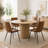 Upholstered Dining Chair with Carbon Steel Legs (Set of 4)-124568719-124579587