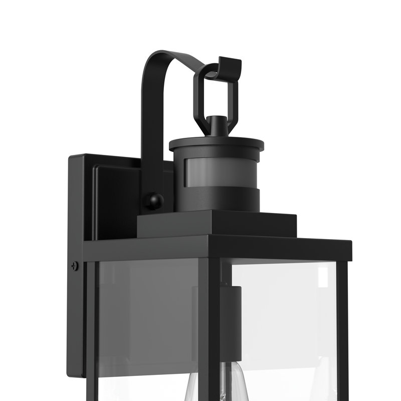 Lanterne murale d'extérieur 18 po avec capteur de mouvement, H 18 po x l 5,5 po x P 5,5 po