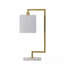 Lampe de table en métal 9 x 14,3 x 25,2 po