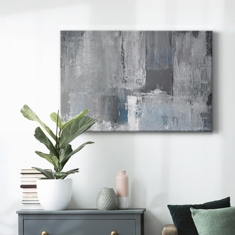 «Tranquil Blues», toile tendue avec châssis, H 40 po x l 60 po