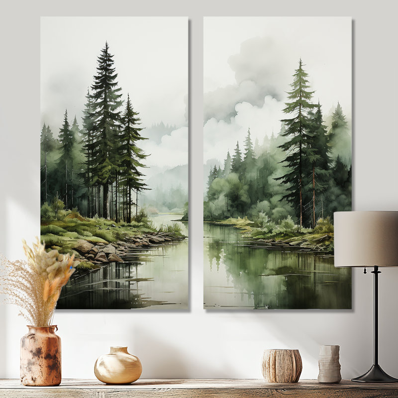 Pin, Silent Wilderness - Pin, art mural, 32" H x 32" W, Wrapped Canvas, Does Not Apply