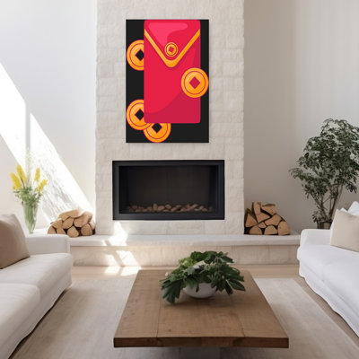 Lucky Red Envelope Traditional Wall Art