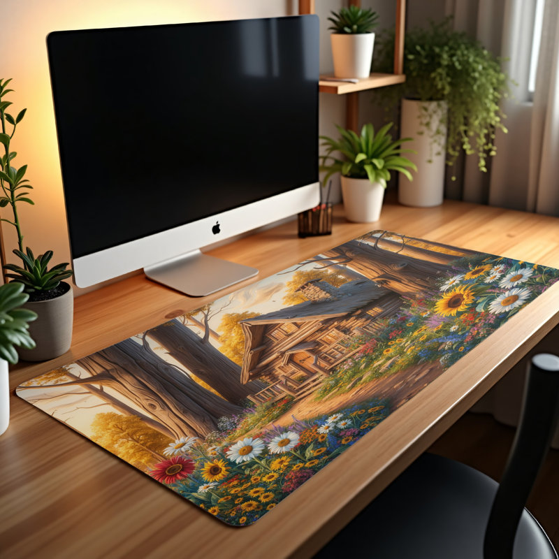 Polyester Desk Pad, 23.6x13.8