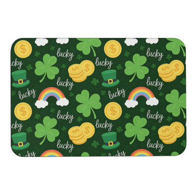 Tapis de sol rond en diatome de terre (15,7 x 23,6 po), tissu ultra-doux, convient à la salle de bain, au meuble-lavabo, à la salle de douche, à la chambre d'amis