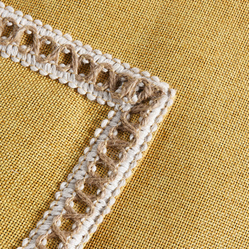 Housse de coussin de couleur, Carré 18 po, Doré
