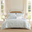 Laura Ashley Nora Blue Cotton Comforter Bonus Set-864763129