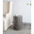 D14x20" Black Round Accent Capiz Stool