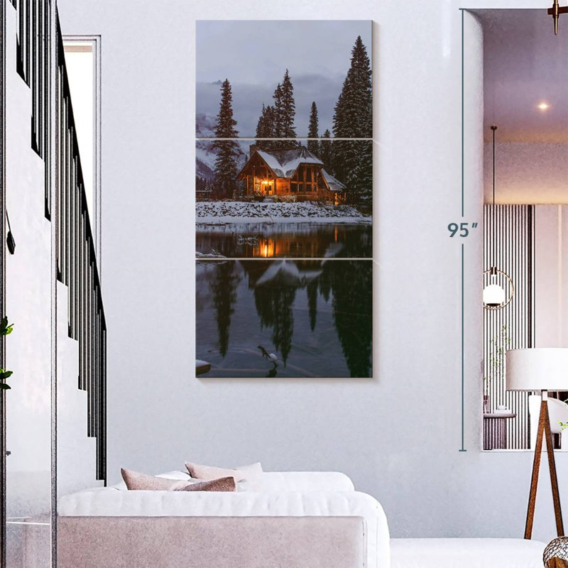Chalet d'hiver en bois