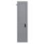 Lit escamotable double pleine grandeur, gris