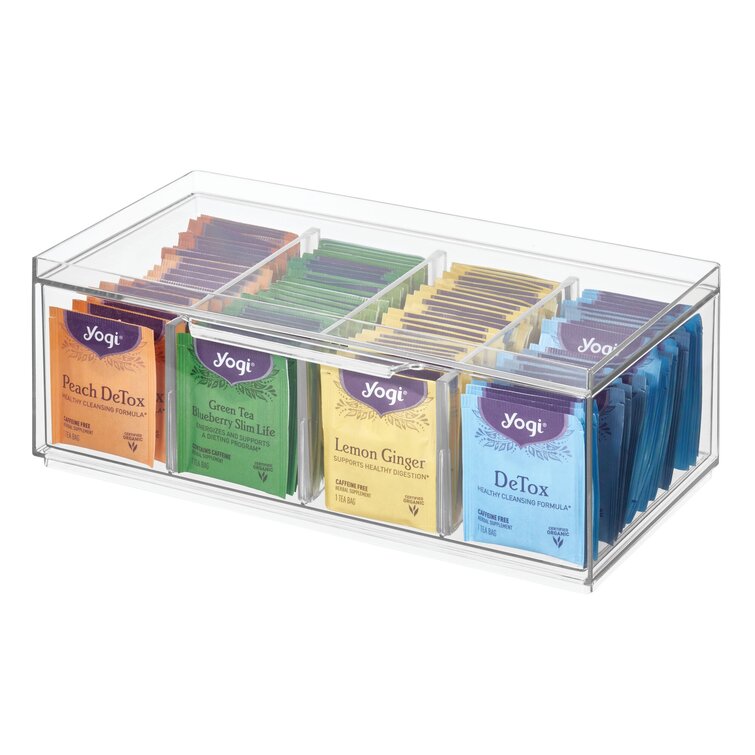 3 Tier Stackable Clear Plastic Case with Removable Dividers - Caddy Bay  Collection