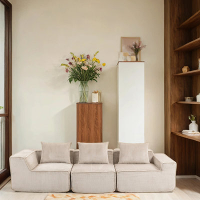 Canapé modulaire en velours