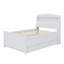 Platform Bed With Storage LED Headboard, Trundle Bed And 3 Drawers-421218271
