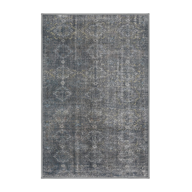 Shuler Wool Oriental Indoor Rug, Rectangle 5' x 8'