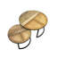 Ensemble de tables basses gigognes 28 po x 14 po Modern Black