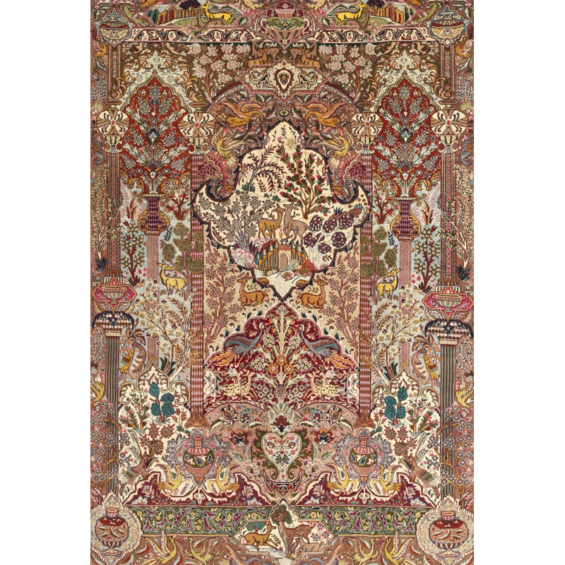 Tapis de la surface brune en laine touffeté à la main Coggeshall