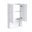 Combinaison de meuble-lavabo autoportant 72 po, 4 armoires de rangement et 2 armoires murales, mécanisme de fermeture en douceur, contreplaqué blanc brillant pour la capacité de la salle de bain