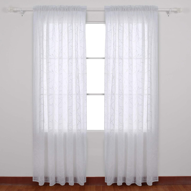 Andriel Semi Sheer Curtain Pair