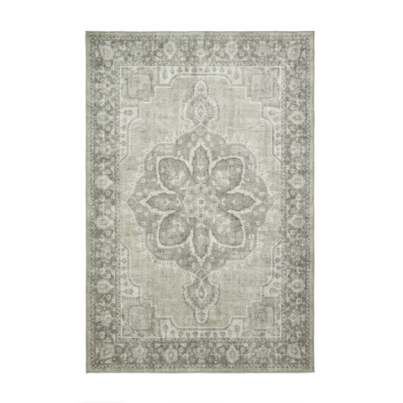Vintage Look Digitally Printed Area Rug, Runner 61 x 230 cm