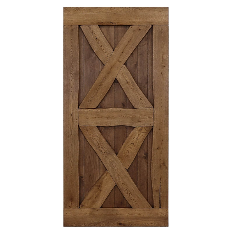 Solid Oak Sliding Door Primed, 220 H x 110 W x 4 D
