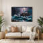 Art mural en métal gris Phares nautiques-362987363