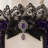 Gothic Picture Frame Nocturne Purple