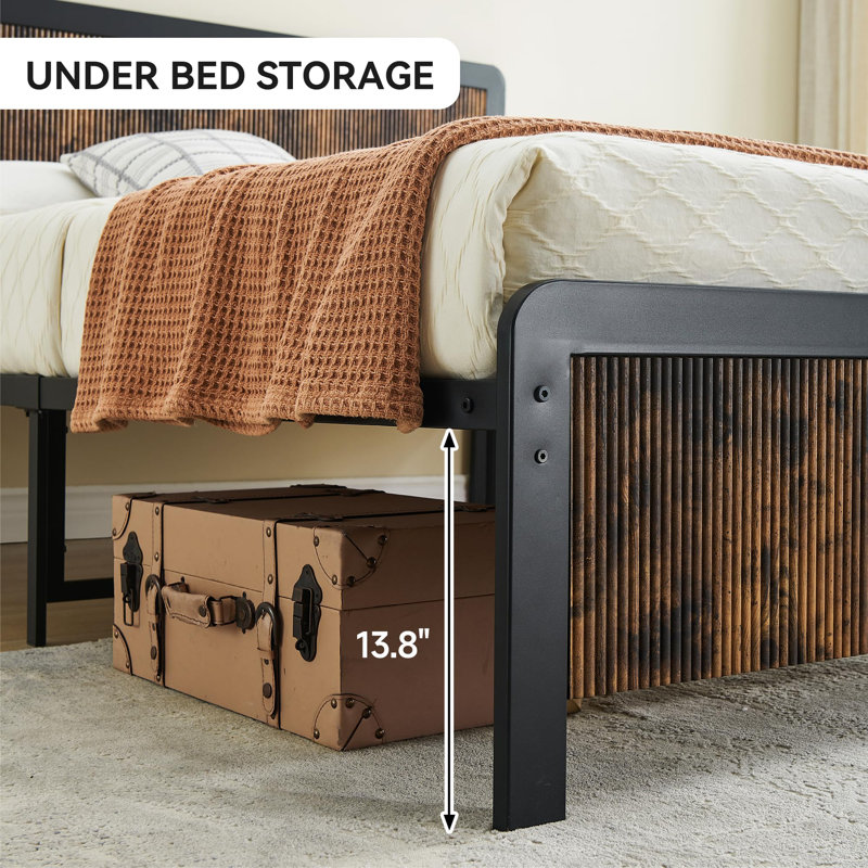 Bergfield Platform Bed, Full / Double, Brown